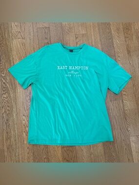 SHEIN East Hampton Village Short Sleeve Graphic Tee